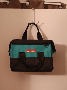 Teal and Black Tool Bag – Compact Carrying Case